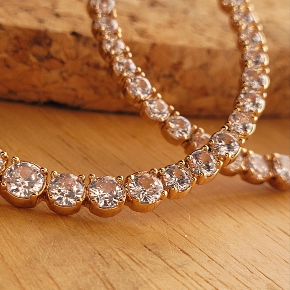Zicronia Gold Plated Hoop Earrings - Picture 4 of 5
